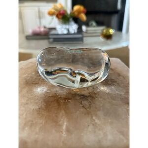 Vintage Galway Irish Crystal‎ Potato Spud Rock Paperweight 3 in x 2.5 in x 2
